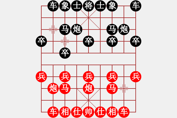 象棋棋譜圖片：baizhigangVS倚天高手(2017 1 31 星期二) - 步數(shù)：10 