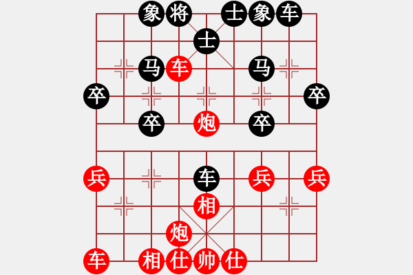 象棋棋譜圖片：橫才俊儒[292832991] -VS- 老三[524619025] - 步數(shù)：31 