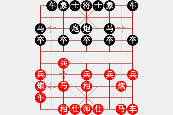 象棋棋譜圖片：泰州市海陵象協(xié) 姜文俊 和 興化市陳堡鎮(zhèn) 華增壁 - 步數(shù)：10 