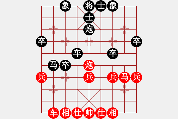 象棋棋譜圖片：江城老棋迷(4段)-負(fù)-無(wú)名小卒(月將) - 步數(shù)：40 