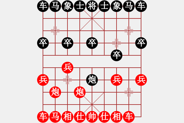 象棋棋譜圖片：1598局 E40-對兵局-旋風引擎23層(2813) 先勝 龐統(tǒng)(2250) - 步數(shù)：10 