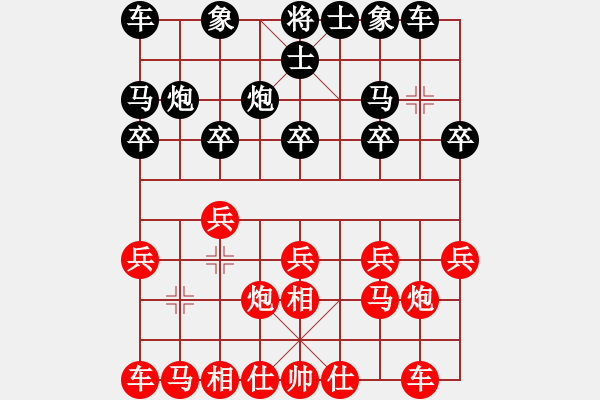 象棋棋譜圖片：疑犯追蹤(2級)-和-剖西瓜(8級) - 步數(shù)：10 