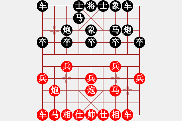 象棋棋譜圖片：竹齋居士(4段)-負(fù)-夏浪(1段) - 步數(shù)：10 