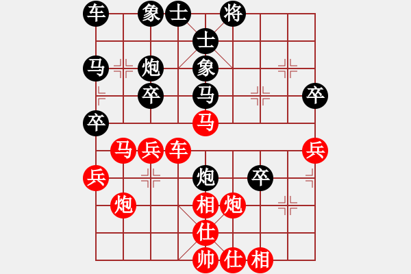 象棋棋譜圖片：liutlun(6星)-勝-李團(tuán)結(jié)(9星) - 步數(shù)：40 