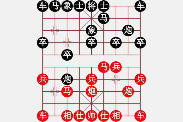 象棋棋譜圖片：11521局 A40-起馬局-旋九專雙核-菜鳥 紅先和 小蟲引擎24層 - 步數(shù)：10 