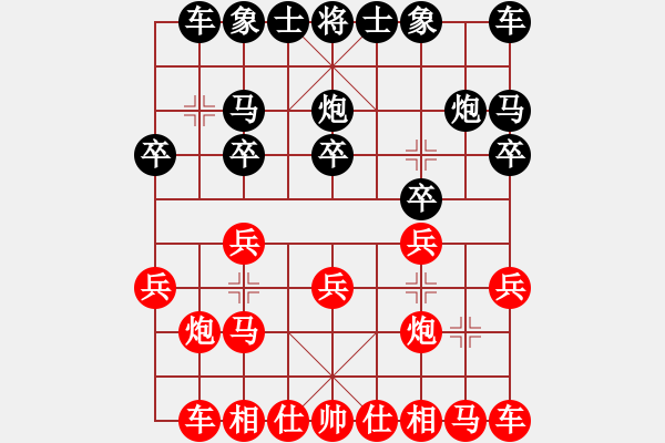 象棋棋譜圖片：卜鳳波 先勝 楊業(yè)良 - 步數(shù)：10 