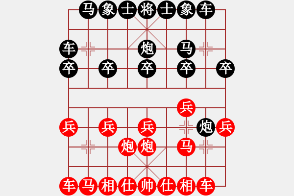 象棋棋譜圖片：泰坦尼克號(無上)-和-專吃魚魚魚(9段) - 步數(shù)：10 