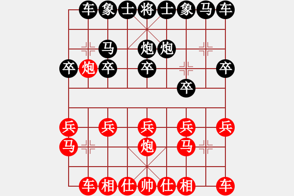 象棋棋譜圖片：葬心紅勝6282077ok【中炮對列炮】 - 步數：10 