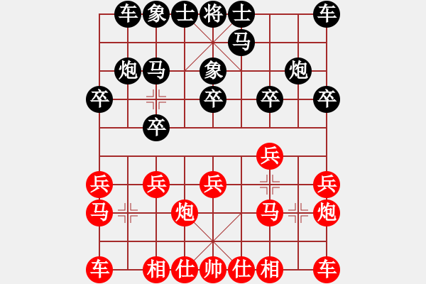 象棋棋譜圖片：弱點(5段)-負-大兵小小兵(7段) - 步數(shù)：10 