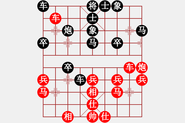 象棋棋譜圖片：2006年弈天迪瀾杯賽第五輪：滲橘(9段)-勝-聽雨軒冷情(9級) - 步數(shù)：30 