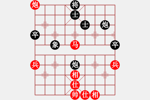 象棋棋譜圖片：Sundy[27362874] -勝- 業(yè)六 枕戈待旦[1843976726] 五八炮 中炮轉(zhuǎn)士角 - 步數(shù)：60 