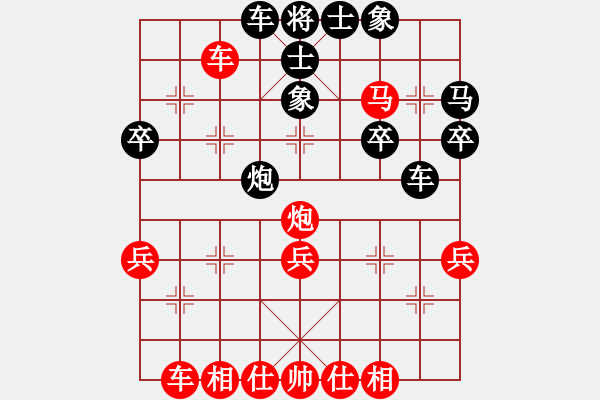 象棋棋譜圖片：短線老狐貍(8段)-勝-jkhgtji(8段) - 步數(shù)：40 