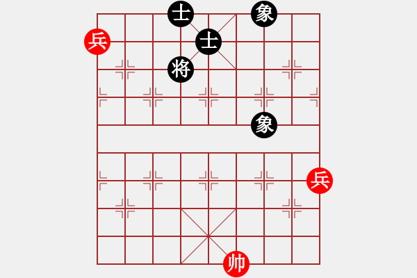 象棋棋譜圖片：第一部分：兵卒類第十一局：一高一低兵巧勝士象全之四 - 步數(shù)：0 