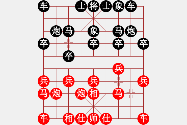 象棋棋譜圖片：新手1214200550（都督）先勝惟楚有材（都督）202411261232.pgn - 步數(shù)：10 