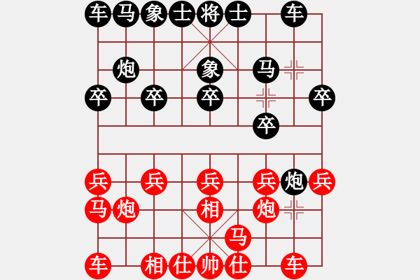 象棋棋譜圖片：吳用一(1段)-負(fù)-梁山大將軍(9段) - 步數(shù)：10 