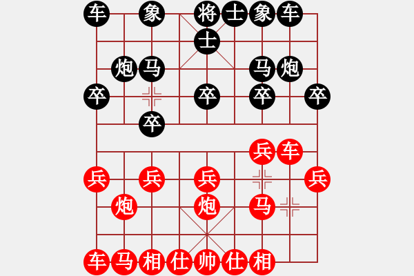 象棋棋譜圖片：cyyg(1段)-勝-南昌獅(3段) - 步數(shù)：10 