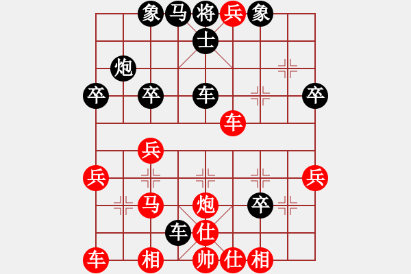 象棋棋譜圖片：亞奧制氧機(月將)-勝-南帝擂臺(至尊) - 步數(shù)：35 