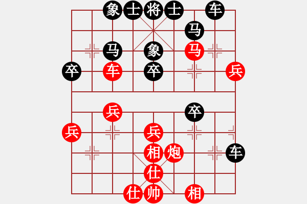 象棋棋譜圖片：光[紅] -VS- 隨緣[黑](1) - 步數(shù)：40 