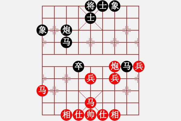 象棋棋譜圖片：xiziniri(8段)-和-攻擊的藝術(shù)(月將) - 步數(shù)：40 