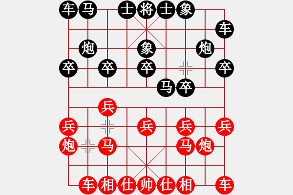 象棋棋譜圖片：滄州的林沖(月將)-負-中華傲訣(日帥) - 步數(shù)：10 