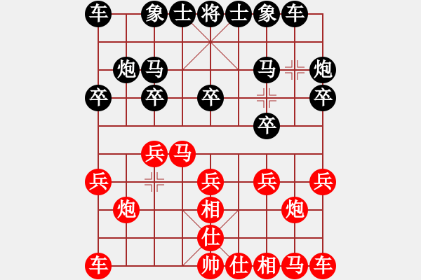 象棋棋譜圖片：《學(xué)習(xí)大師后手》屏風(fēng)馬邊炮橫車破仙人指路快馬盤河貼身車 - 步數(shù)：10 