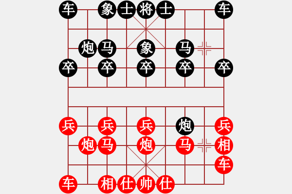 象棋棋譜圖片：橫才俊儒[292832991] -VS- 忠誠衛(wèi)士[1031487379]（維二失手） - 步數(shù)：10 