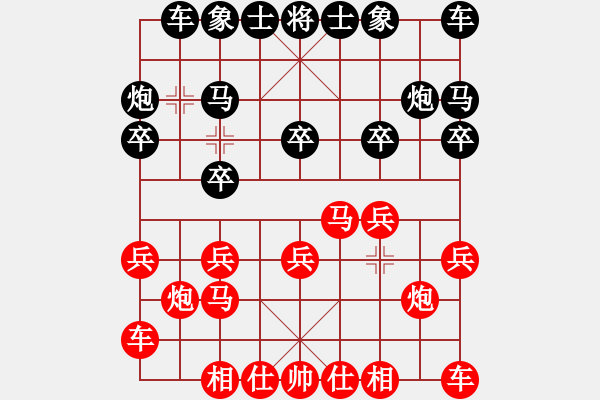 象棋棋譜圖片：楊柳青風(5段)-負-吸毒歐陽瘋(7段) - 步數：10 