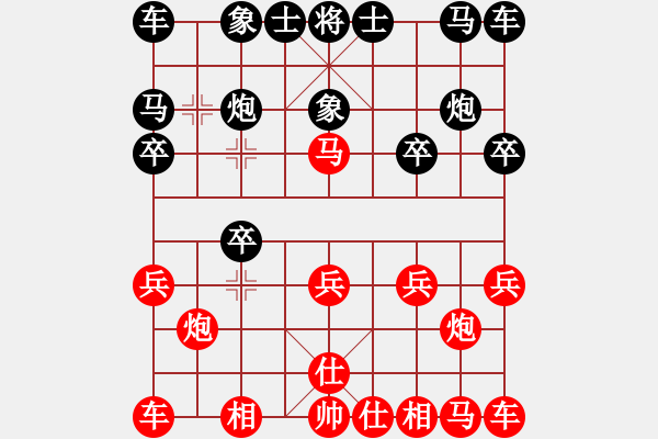 象棋棋譜圖片：五谷豐登（業(yè)7-3）先負君臨天下（業(yè)7-30201812202212.pgn - 步數(shù)：10 