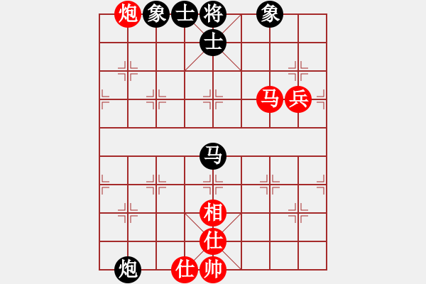 象棋棋譜圖片：bbboy002(0舵)-和-營口滿意(1舵) - 步數(shù)：100 