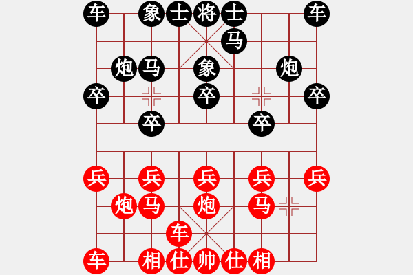 象棋棋譜圖片：橫才俊儒[292832991] -VS- 空壓專家[663166295] - 步數(shù)：10 