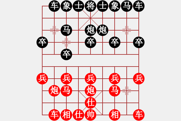 象棋棋譜圖片：鐵五局黃明昌（勝）省氣象秦保榮 - 步數：10 