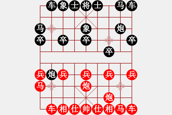 象棋棋譜圖片：青衣居士(月將)-和-尼瑪江南龍(月將) - 步數(shù)：10 