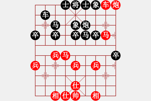 象棋棋譜圖片：jinguolao(8級)-勝-風(fēng)二中(8級) - 步數(shù)：30 