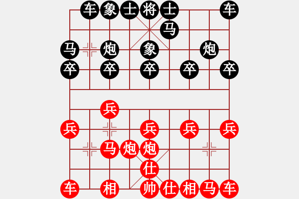 象棋棋譜圖片：個人 章磊 勝 當涂 崔德明 - 步數(shù)：10 