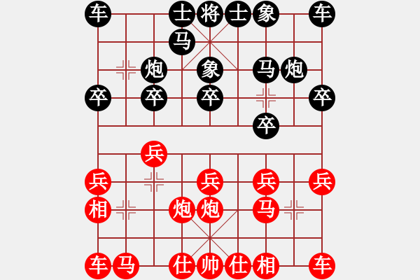 象棋棋譜圖片：梁軍 先負(fù) 黃竹風(fēng) - 步數(shù)：10 