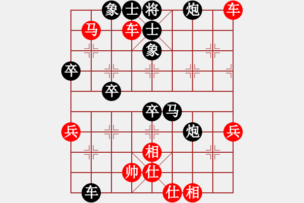 象棋棋譜圖片：口日目(3段)-負-司令撞地雷(6段) - 步數(shù)：60 