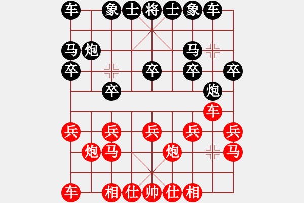 象棋棋譜圖片：百花園女子棋社 3天涯-木子 先負(fù) 星海-無形 - 步數(shù)：10 