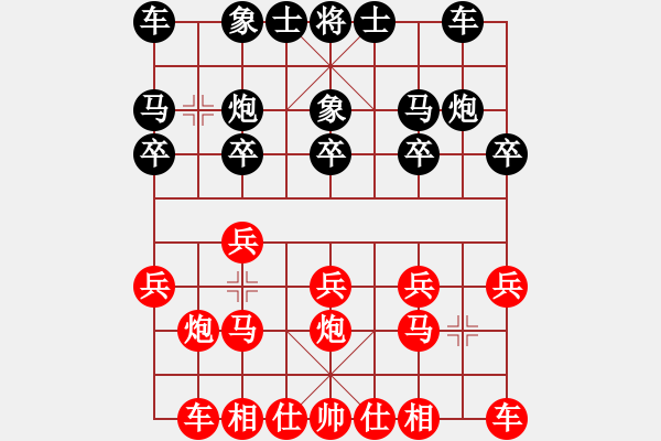 象棋棋譜圖片：仙人指路轉(zhuǎn)左中炮對卒底炮 齊魯三號(風(fēng)魔)-勝-金陵十二釵(風(fēng)魔) - 步數(shù)：10 