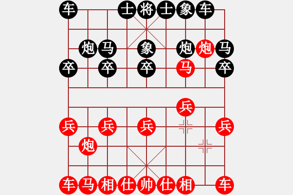 象棋棋譜圖片：正義爺們[1057519186] -VS- 隆勝超市[31977908] - 步數(shù)：10 