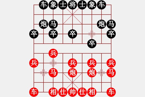 象棋棋譜圖片：2011年常州市“棋協(xié)杯”象棋公開賽 第5輪 姜曉負高云路 - 步數(shù)：10 