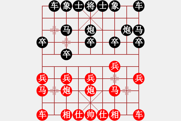 象棋棋譜圖片：第五十六局 巔峰對(duì)決 鏖戰(zhàn)果城 - 步數(shù)：10 