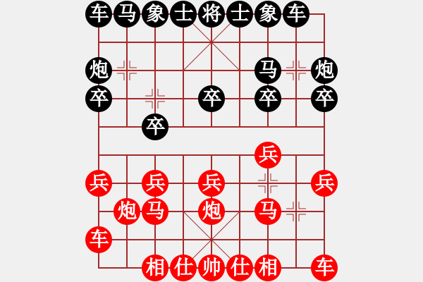 象棋棋譜圖片：好好玩棋(9星)-勝-老五(9星) - 步數(shù)：10 