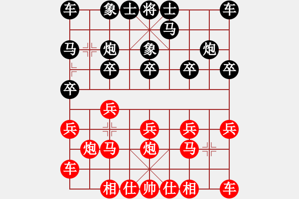 象棋棋譜圖片：仙人指路（紅勝） - 步數(shù)：10 