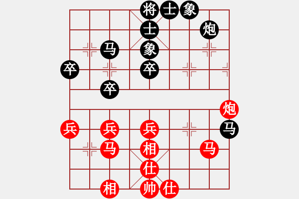 象棋棋譜圖片：11048局 A60-過宮炮局-旋九專雙核-入門 紅先勝 小蟲引擎24層 - 步數(shù)：40 