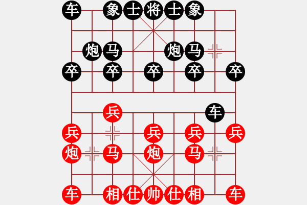 象棋棋譜圖片：中炮急進(jìn)左馬對(duì)反宮馬    彩霸周小平(6段)-勝-嘉禾農(nóng)莊(6段) - 步數(shù)：10 