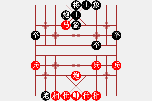 象棋棋譜圖片：頭疼醫(yī)腳(1段)-和-bbboy002(9級) - 步數(shù)：60 