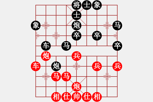 象棋棋譜圖片：【車炮馬組合】劉永富 勝 業(yè)9 - 步數：40 