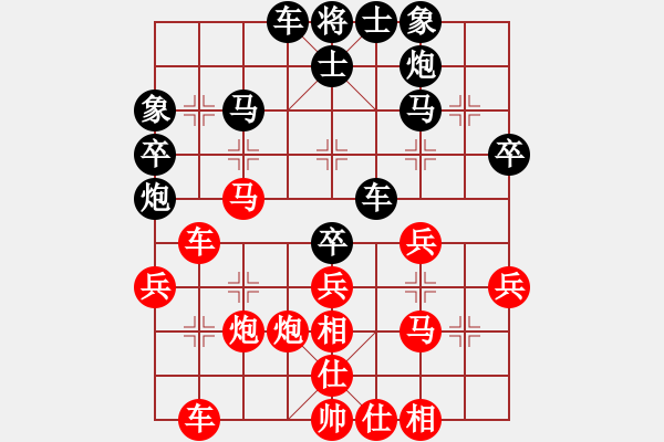 象棋棋譜圖片：碧波歌神(地煞)-勝-縱橫四海(風(fēng)魔) - 步數(shù)：40 