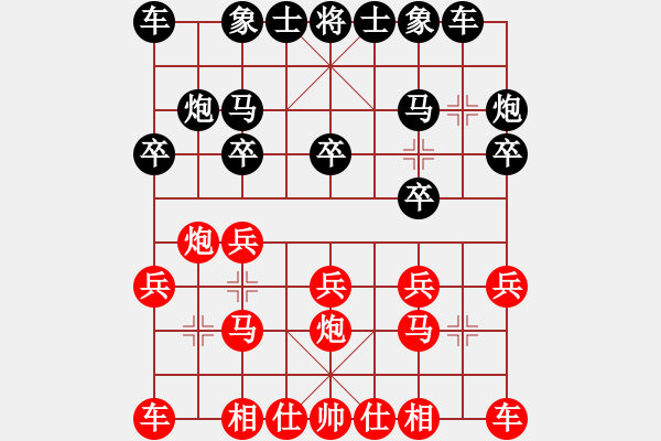 象棋棋谱图片：黄海林 先胜 刘殿中 - 步数：10 
