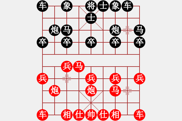 象棋棋譜圖片：葬心紅勝lsj31313995866【中炮對單提馬】 - 步數(shù)：10 